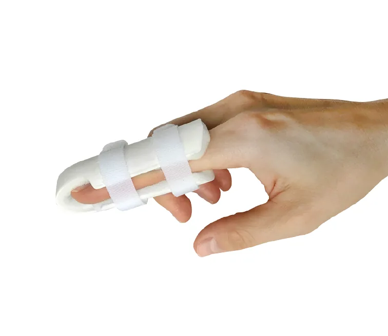 Stabilizator palca – szyna prosta z taśmą dociągającą