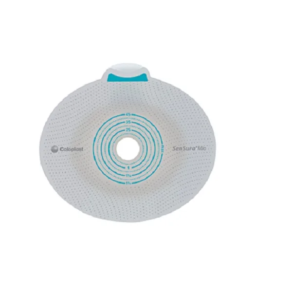 COLOPLAST sprzęt 2-częściowy, płytka stomijna SenSura Mio Click z uszkami do paska 60/10-55 mm (5 szt.)