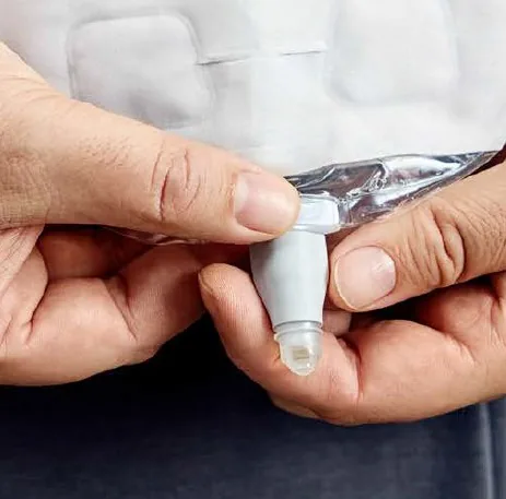 COLOPLAST sprzęt 1-częściowy, worek urostomijny SenSura Mio Maxi, neutralny szary, 10-45 mm, 460 ml (30 szt.)