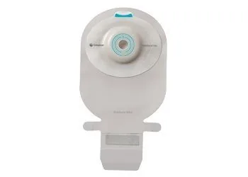 COLOPLAST sprzęt 1-częściowy, worek stomijny otwarty SenSura Mio Convex Soft z okienkiem, neutralny szary, Maxi, 10-50 mm, 490 ml (10 szt.)