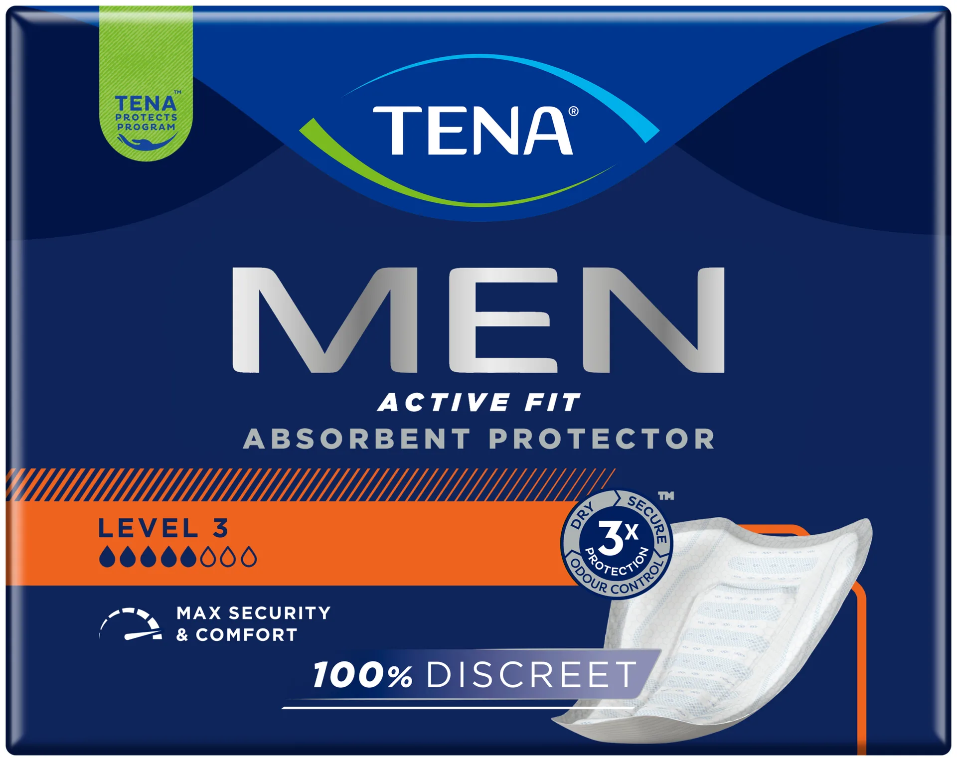TENA Men Active Fit Level 3 | Wkładka na nietrzymanie moczu