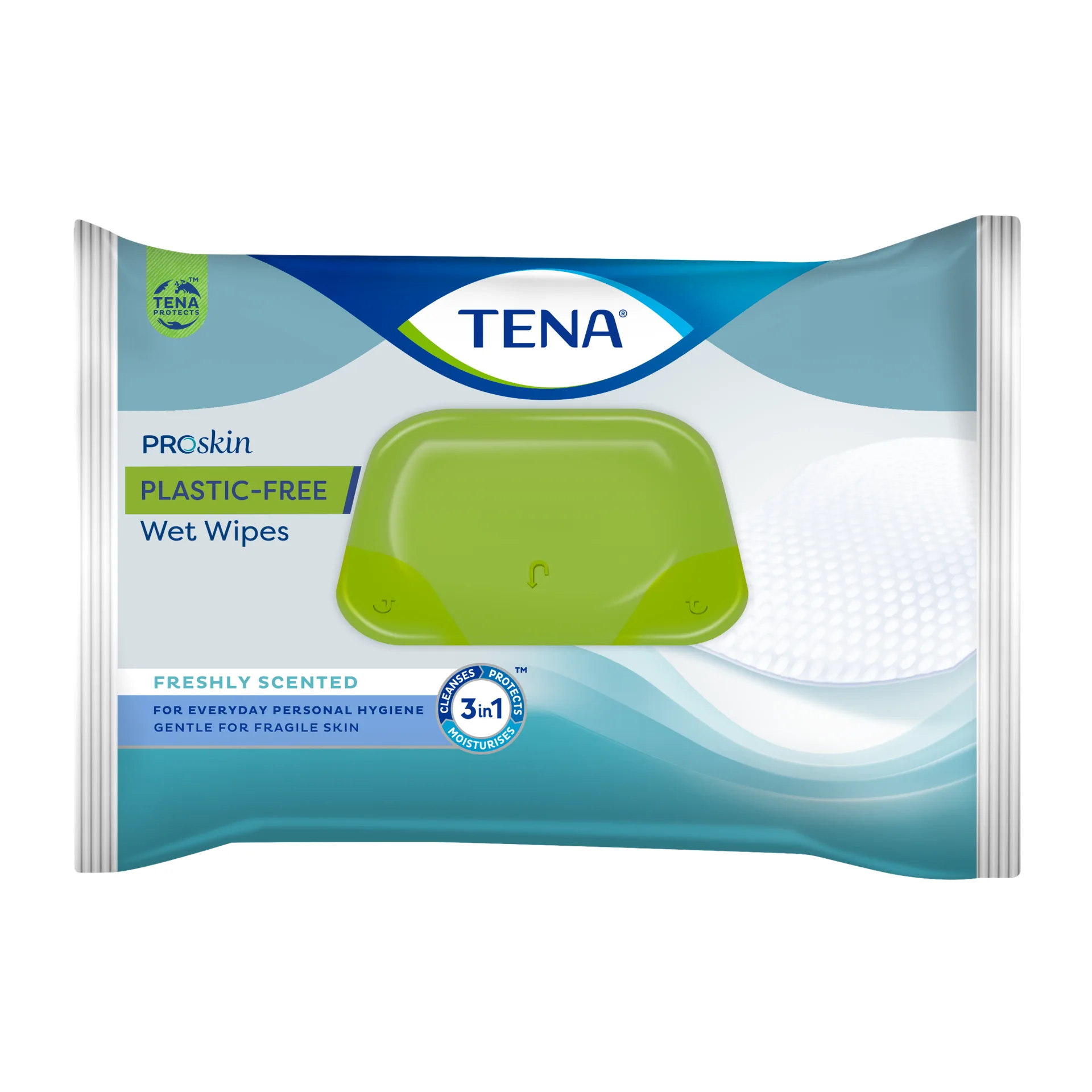 TENA Wet Wipes ProSkin Plastic Free bez plastiku