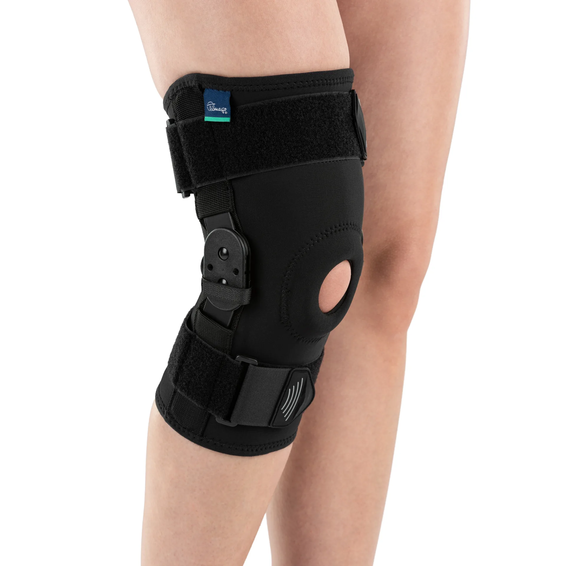 Stabilizator stawu kolanowego z szynami zamknięty - model 502
