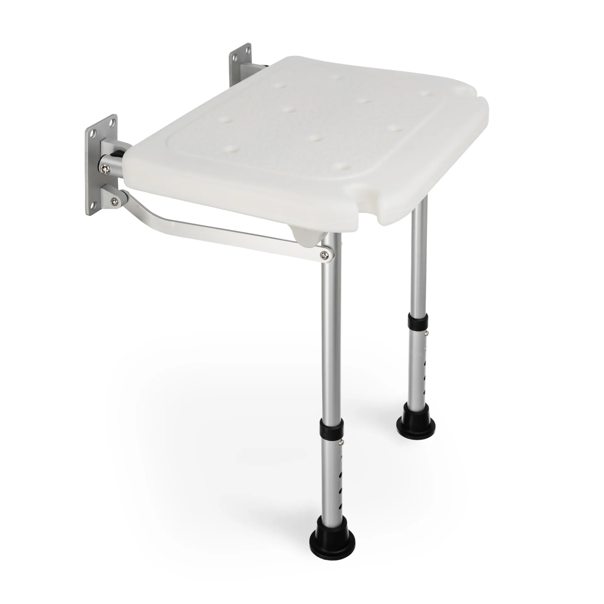 Taboret prysznicowy przyścienny, składany - model JMC-C 5105